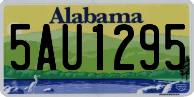 AL license plate 5AU1295