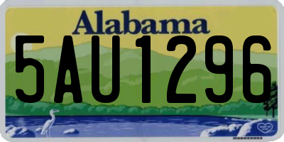 AL license plate 5AU1296