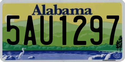 AL license plate 5AU1297
