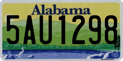 AL license plate 5AU1298