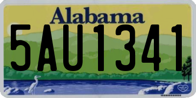 AL license plate 5AU1341