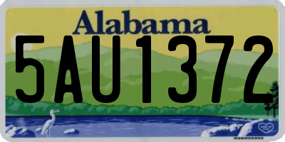AL license plate 5AU1372