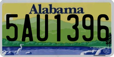 AL license plate 5AU1396