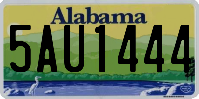 AL license plate 5AU1444