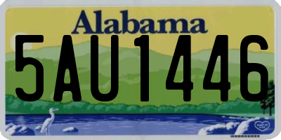 AL license plate 5AU1446