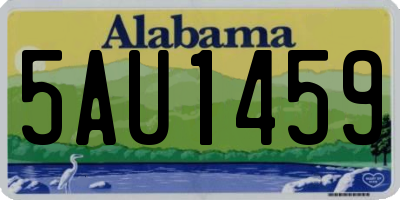AL license plate 5AU1459