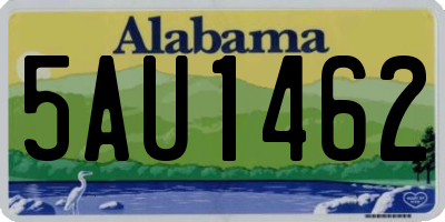 AL license plate 5AU1462