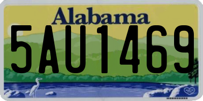 AL license plate 5AU1469