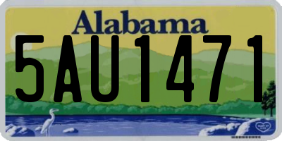 AL license plate 5AU1471