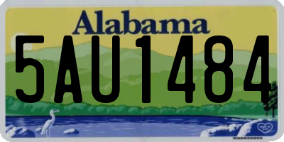 AL license plate 5AU1484