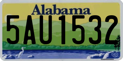 AL license plate 5AU1532