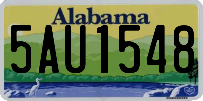 AL license plate 5AU1548