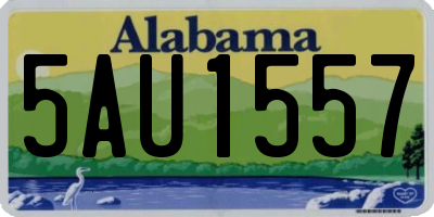 AL license plate 5AU1557