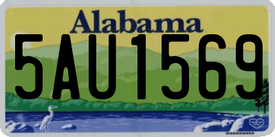 AL license plate 5AU1569