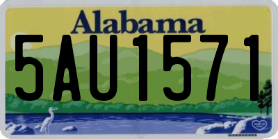 AL license plate 5AU1571