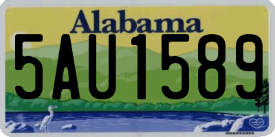 AL license plate 5AU1589