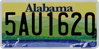 AL license plate 5AU1620