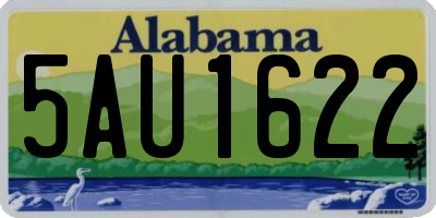 AL license plate 5AU1622