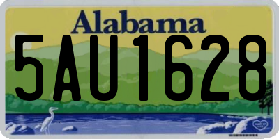 AL license plate 5AU1628