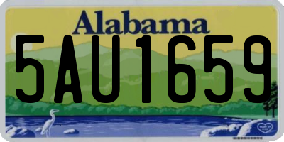 AL license plate 5AU1659