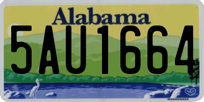AL license plate 5AU1664