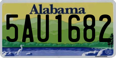AL license plate 5AU1682