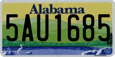 AL license plate 5AU1685