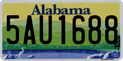 AL license plate 5AU1688