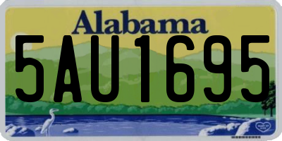 AL license plate 5AU1695