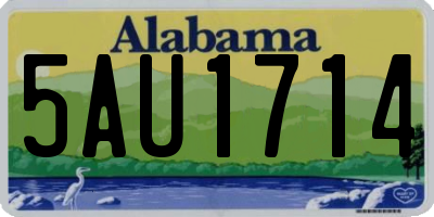 AL license plate 5AU1714