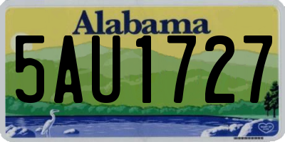 AL license plate 5AU1727