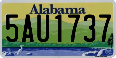 AL license plate 5AU1737