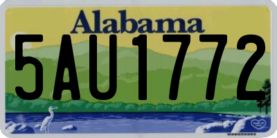 AL license plate 5AU1772