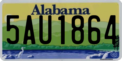 AL license plate 5AU1864