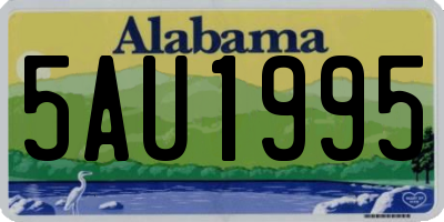 AL license plate 5AU1995