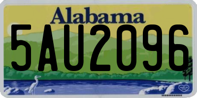 AL license plate 5AU2096