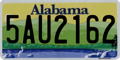 AL license plate 5AU2162