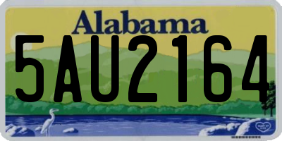 AL license plate 5AU2164