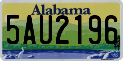 AL license plate 5AU2196