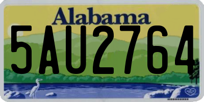 AL license plate 5AU2764