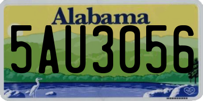 AL license plate 5AU3056