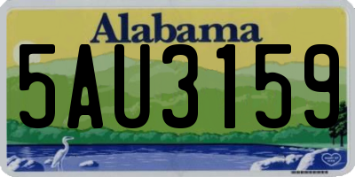 AL license plate 5AU3159