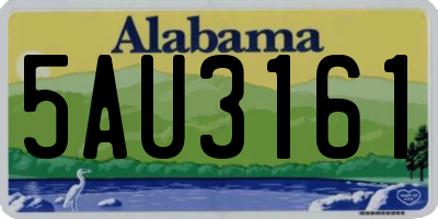 AL license plate 5AU3161