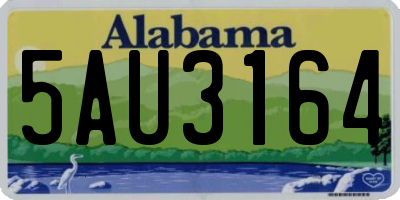 AL license plate 5AU3164