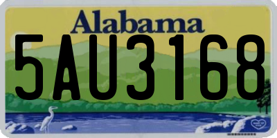 AL license plate 5AU3168