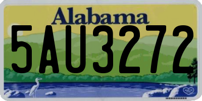 AL license plate 5AU3272