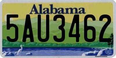 AL license plate 5AU3462