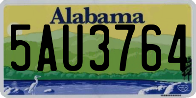 AL license plate 5AU3764