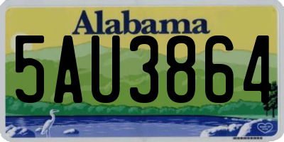 AL license plate 5AU3864