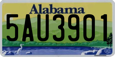 AL license plate 5AU3901
